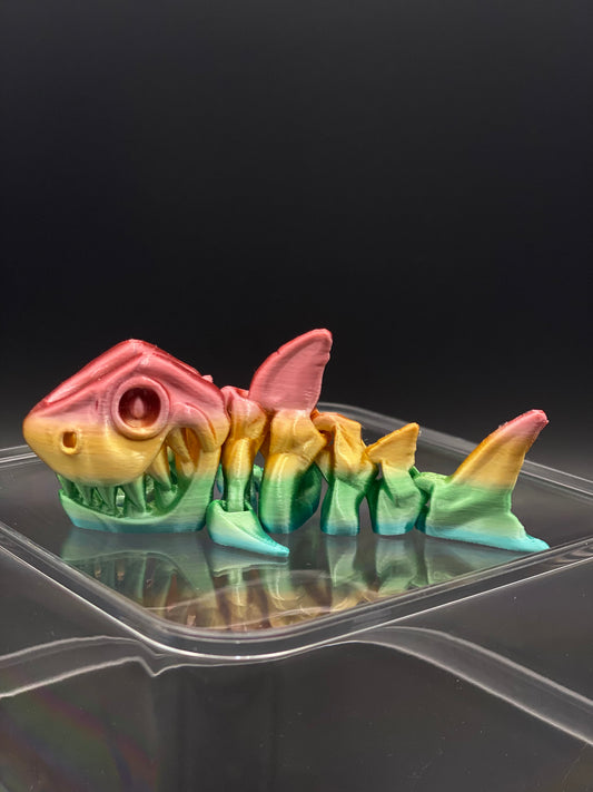 Flexible Shark Skeleton - rainbow